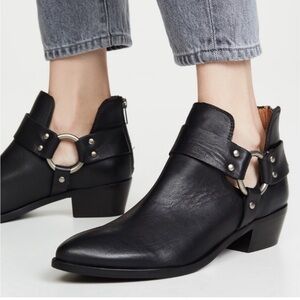 FRYE Ray Harness booties black size 8